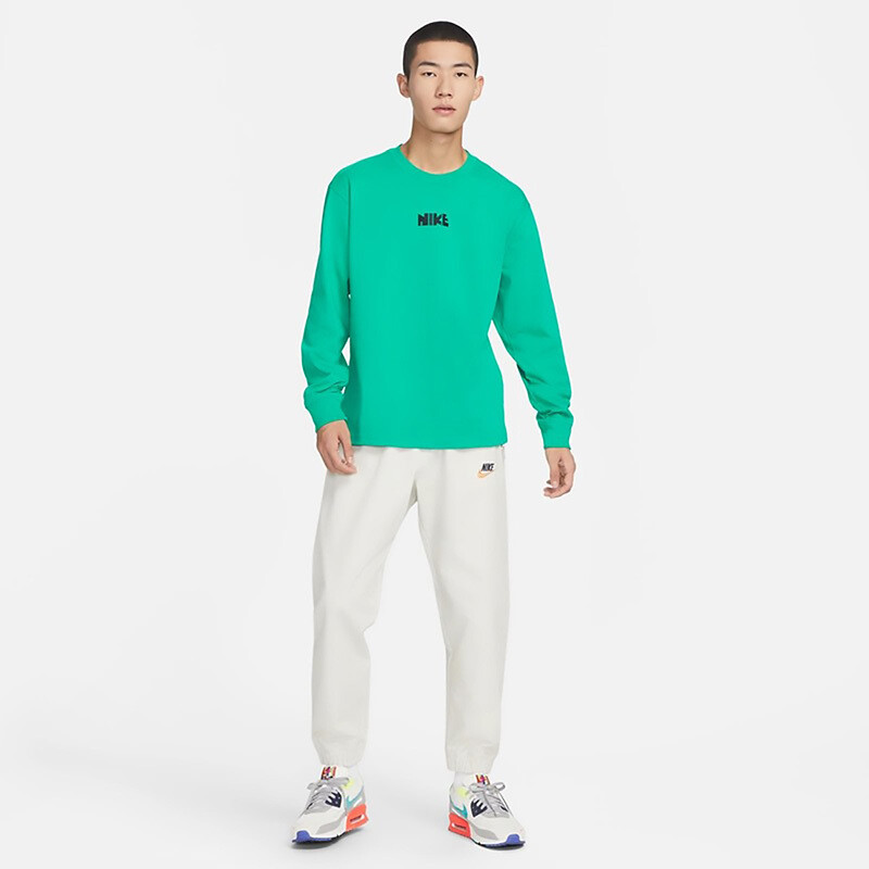 

Свитшот Nike Sportswear LogoT, зеленый/черный