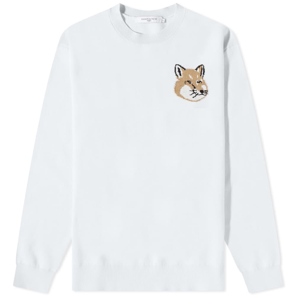 

Джемпер Maison Kitsune Mini Fox Head Intarsia Comfort Knit, Серый