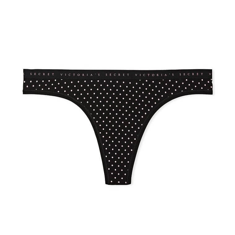 

Трусики-стринги Victoria's Secret Stretch Cotton, черный