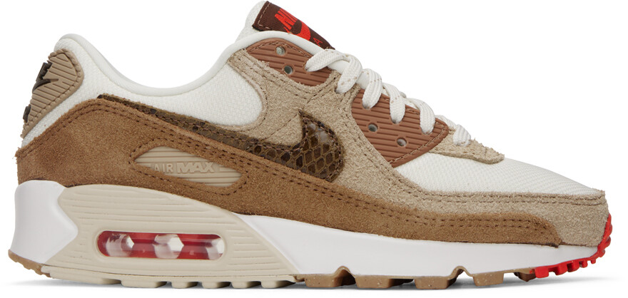 

Коричневые и Off-White кроссовки Air Max 90 Nike