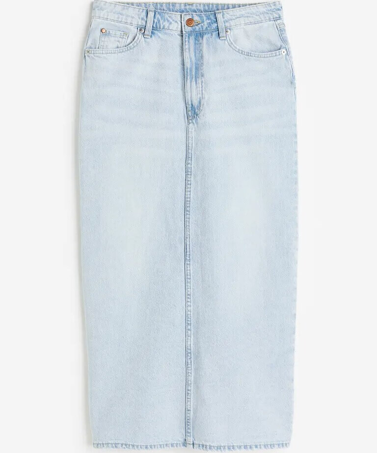 

Юбка H&M Denim, голубой