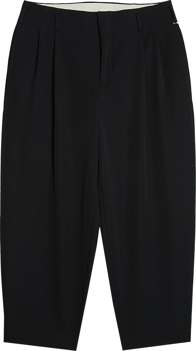 Брюки Comme des Garçons Homme Plus Wool Gabardine Pant 'Black', черный - фото