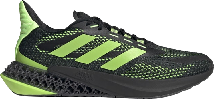 Кроссовки Adidas 4DFWD Pulse J 'Black Signal Green', черный кроссовки adidas 4dfwd pulse j black signal green черный