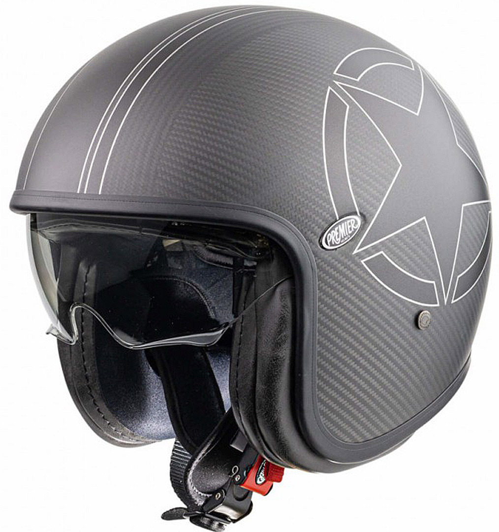 Premier Vintage Carbon Star Реактивный шлем,