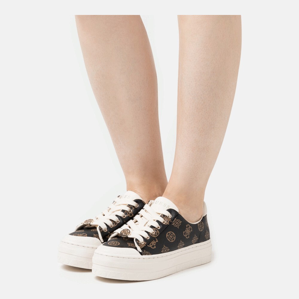 

Кроссовки Guess Lullu, brown ocra