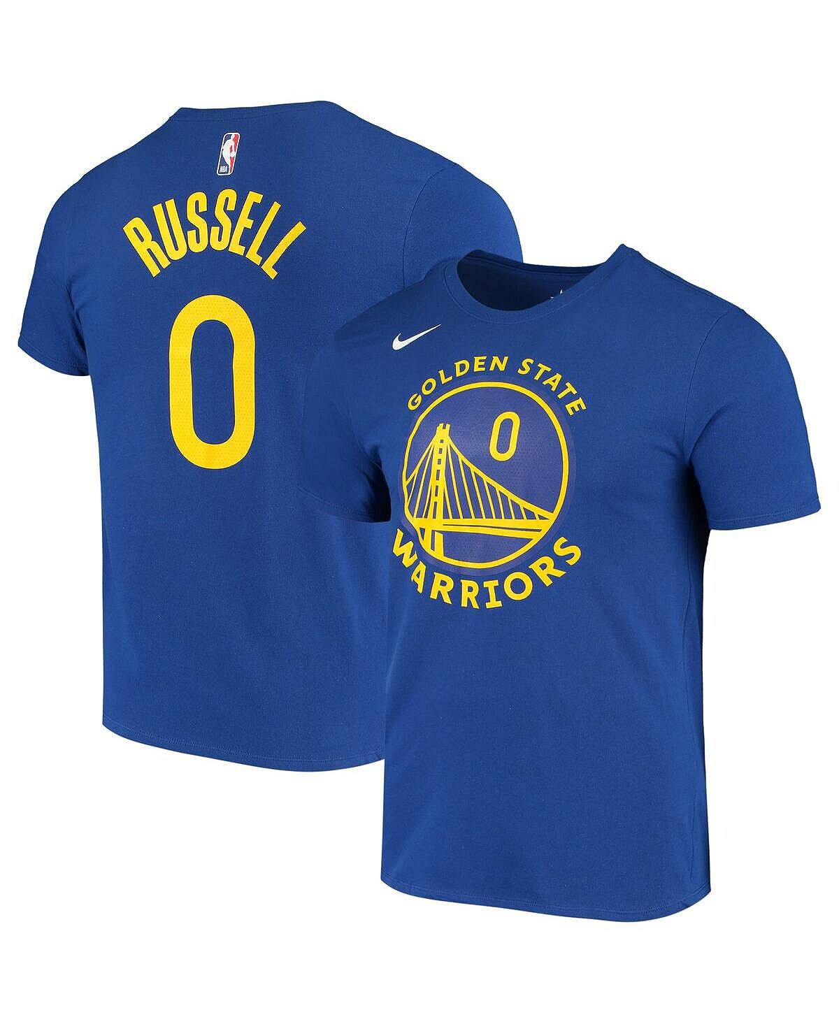 

Мужская футболка d'angelo russell royal golden state warriors name and number performance Nike