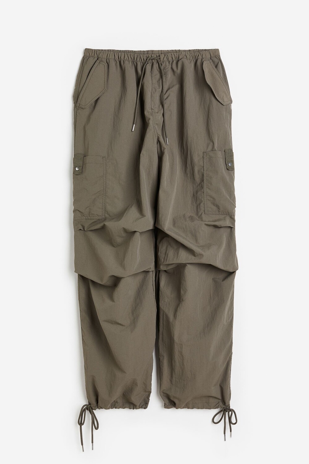 

Брюки H&M Nylon Parachute, хаки