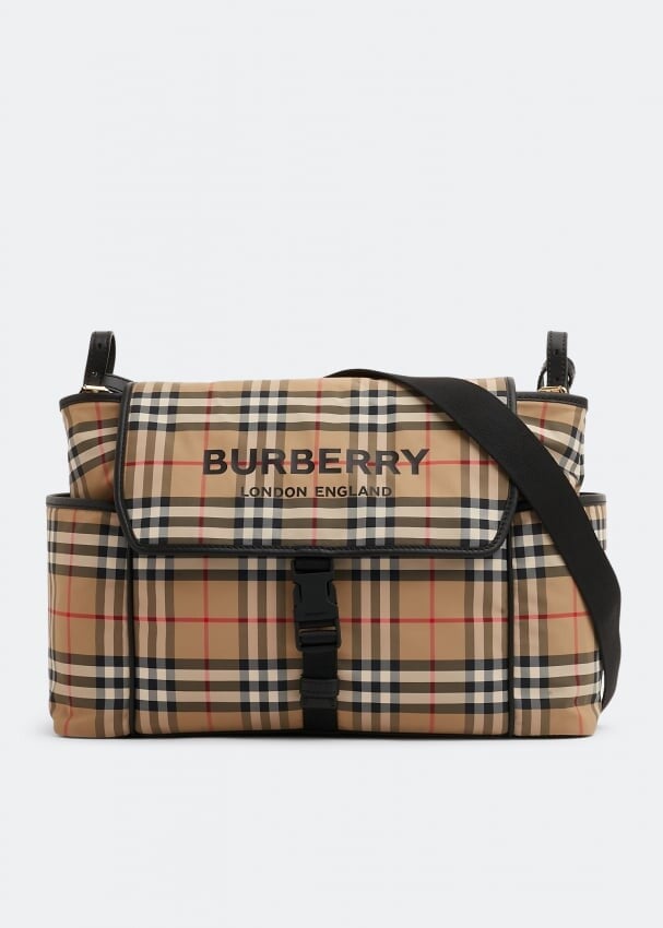 

Сумка-тоут BURBERRY Vintage Check nylon baby changing bag, принт