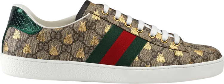 

Кроссовки Gucci Ace GG Supreme Bees, тан