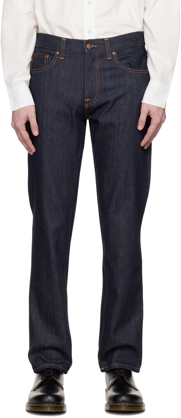 

Темно-синие джинсы Gritty Jackson Nudie Jeans