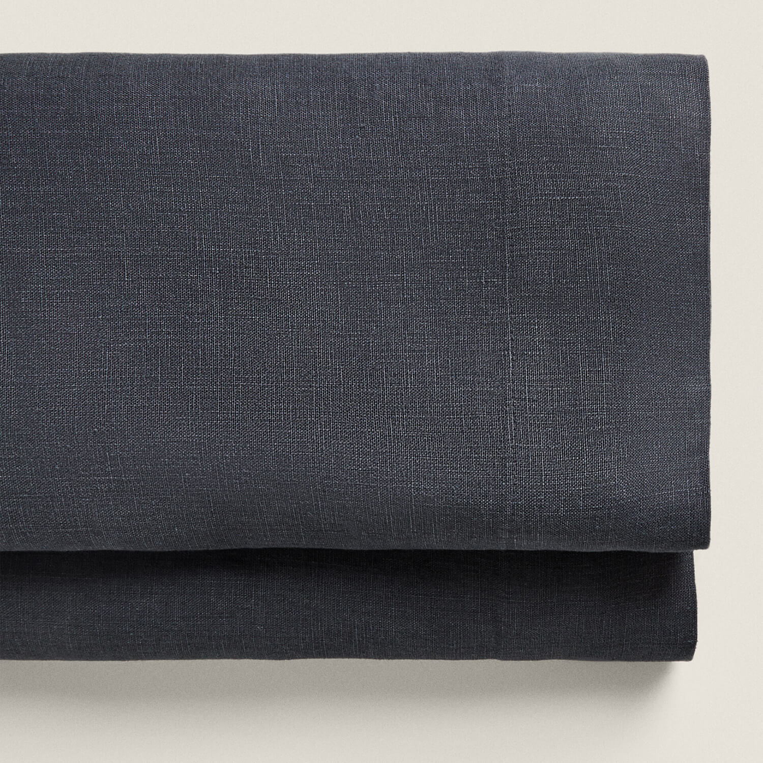Простыня Zara Home Linen 310 г/м², темно-синий
