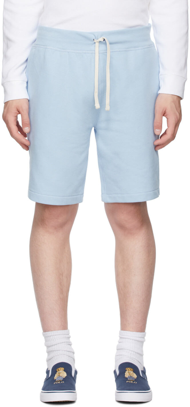 

Синие флисовые шорты Polo Ralph Lauren