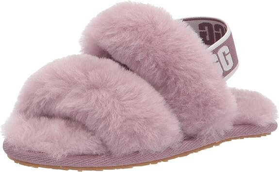 

Тапочки UGG Oh Yeah, Shadow, 11, США, унисекс для маленьких детей, сиреневый