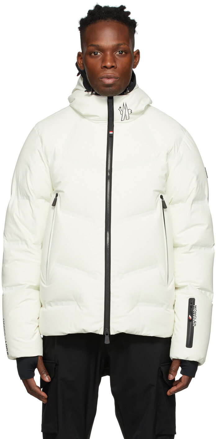 

Пуховик Off-White Arcesaz Moncler Grenoble, Белый
