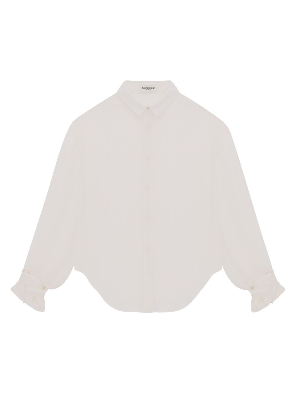 

Рубашка из шелка в полоску Saint Laurent