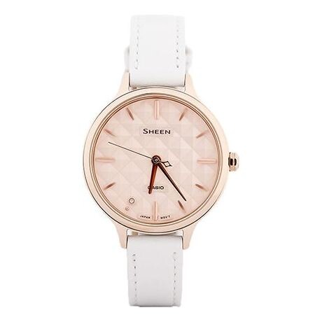 

Часы Casio Sheen Minimalistic Analog Watch 'Rose Pink White', розовый