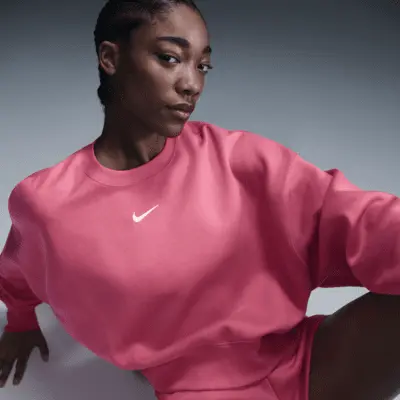 

Толстовка Nike Sportswear Phoenix Fleece, цвет Aster Pink/Sail