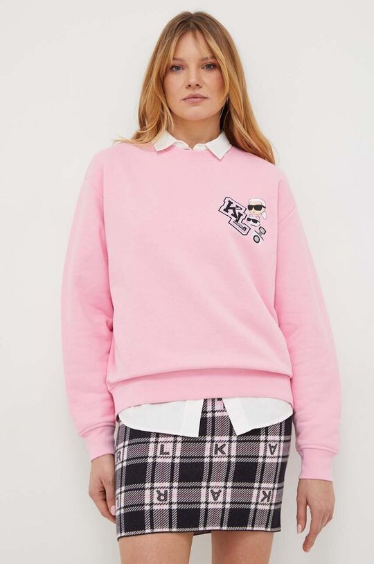 

Фуфайка Karl Lagerfeld, розовый