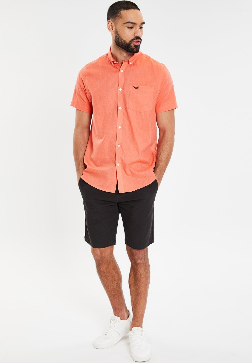 

Рубашка THBDRAGON Threadbare, цвет coral