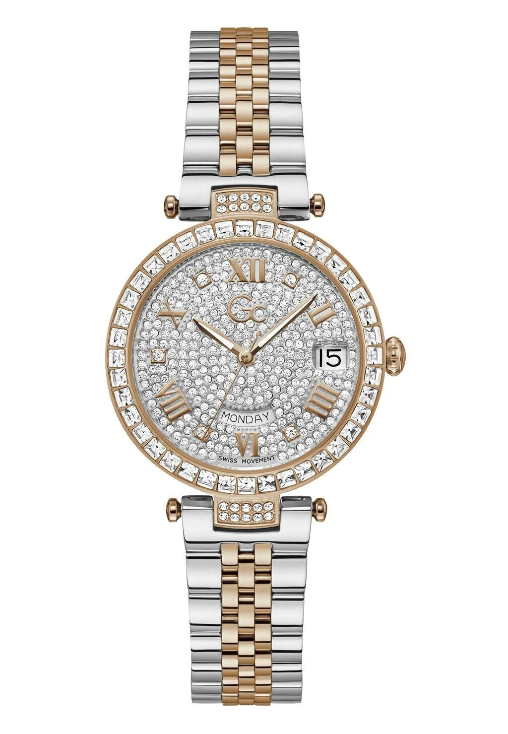 

Часы FLAIR CRYSTAL Gc Watches, цвет silver rose gold