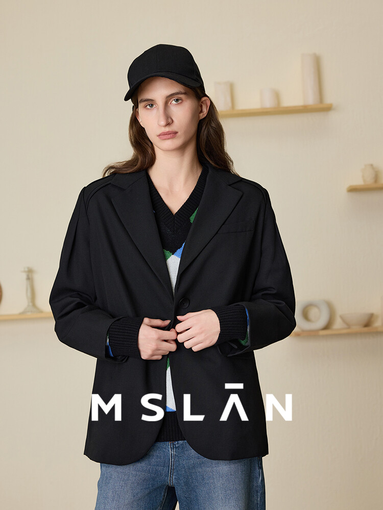 

Куртка Mslan с лацканами, черный