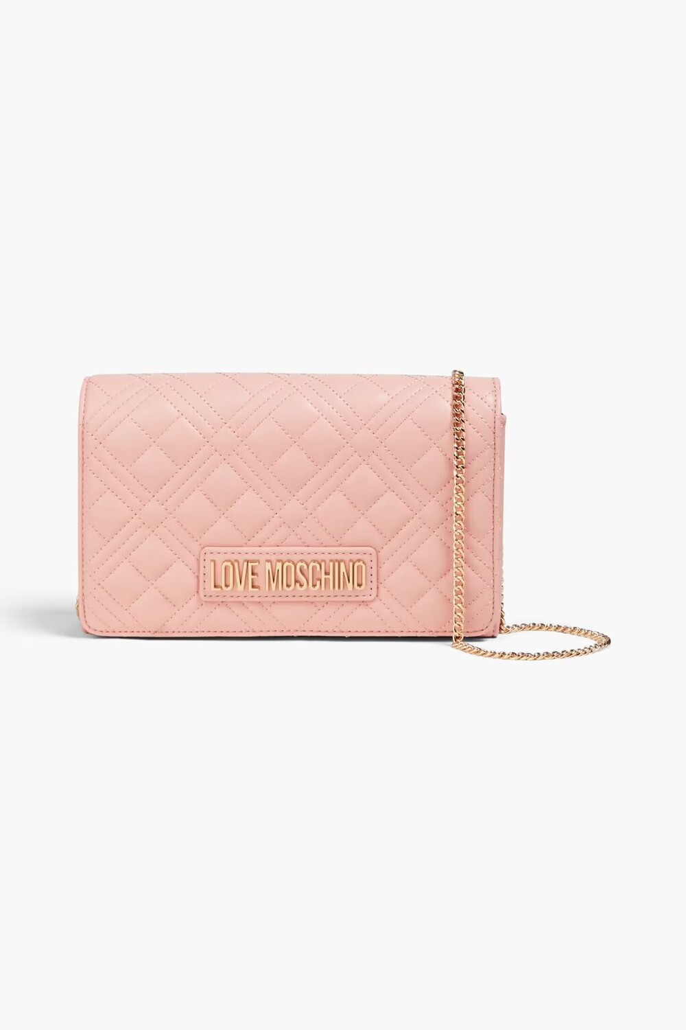 

Стеганая сумка через плечо из искусственной кожи Love Moschino, розовый