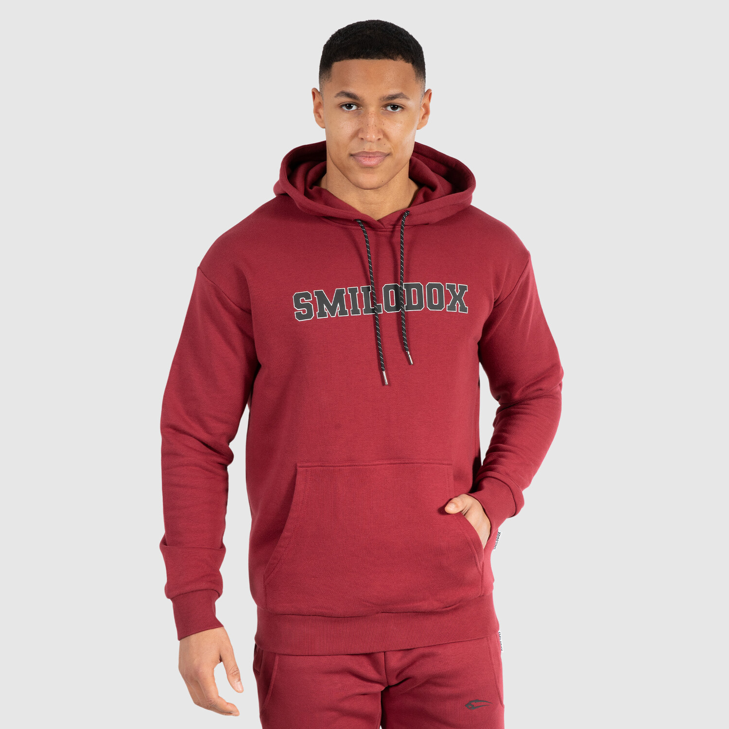 

Толстовка SMILODOX Hoodie Finley, бордо