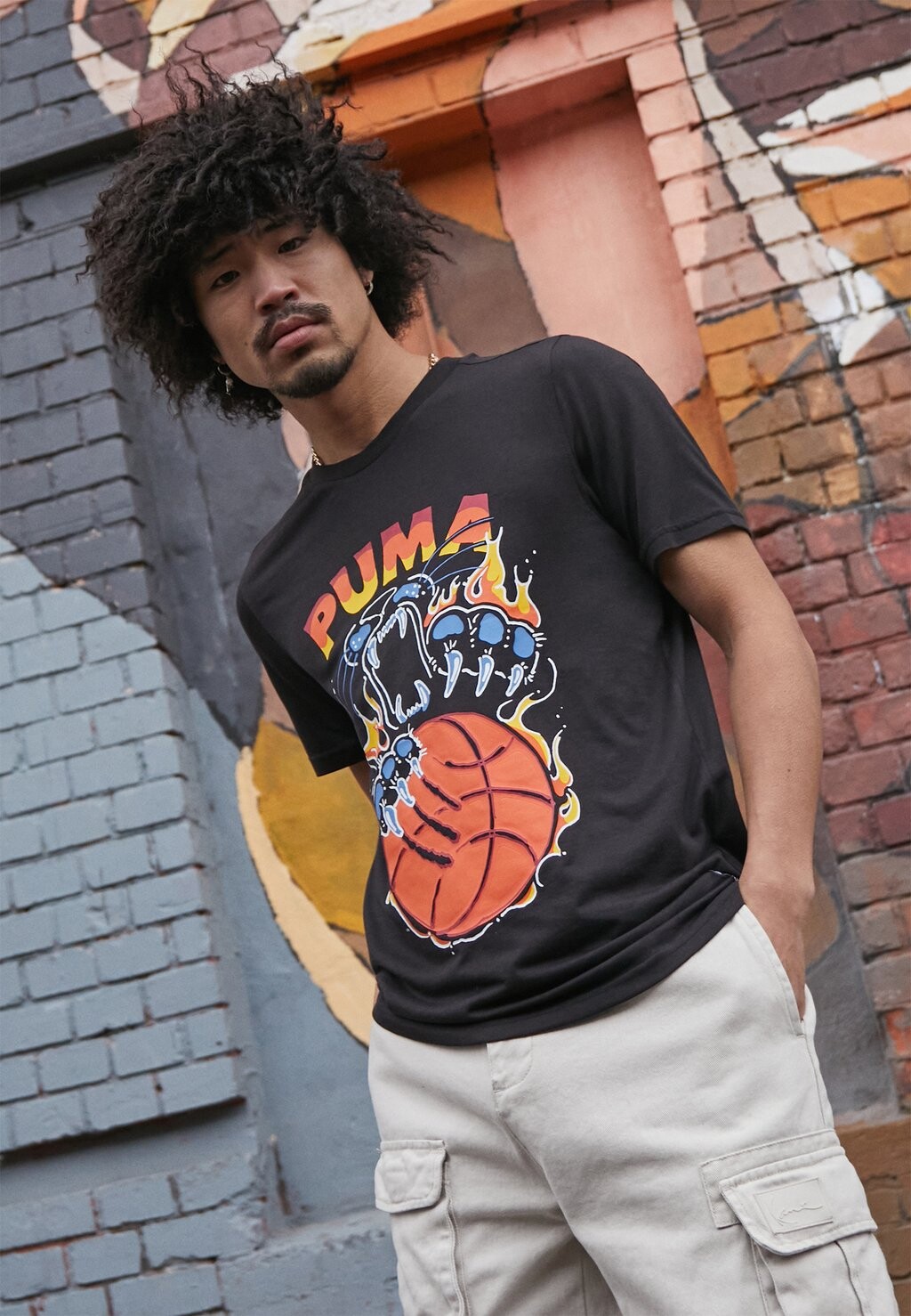 

Футболка с принтом Tee Puma, черный