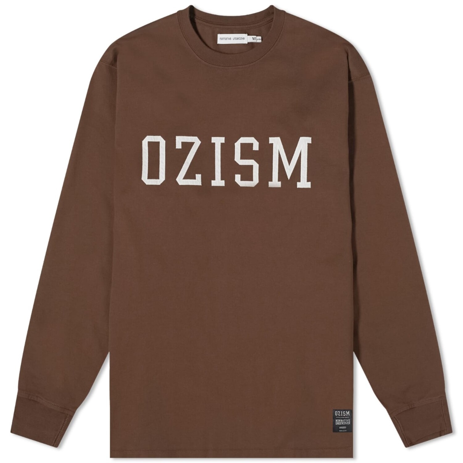

Футболка Undercover X Nonnative Osizm Long Sleeve, коричневый