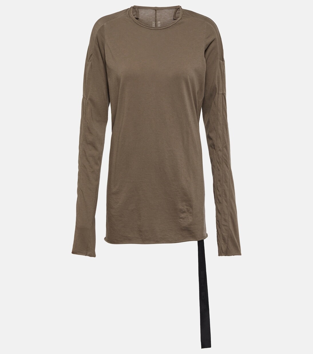 

Топ из хлопкового джерси drkshdw Rick Owens, бежевый