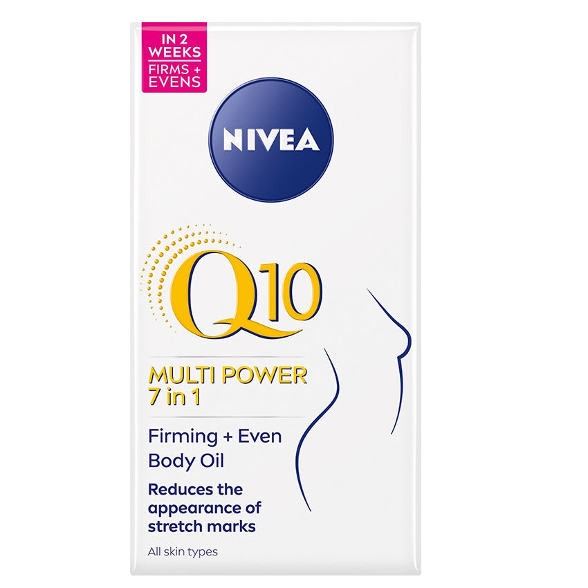 цена Nivea Q10 Multi Power 7in1 укрепляющее масло для тела 100мл