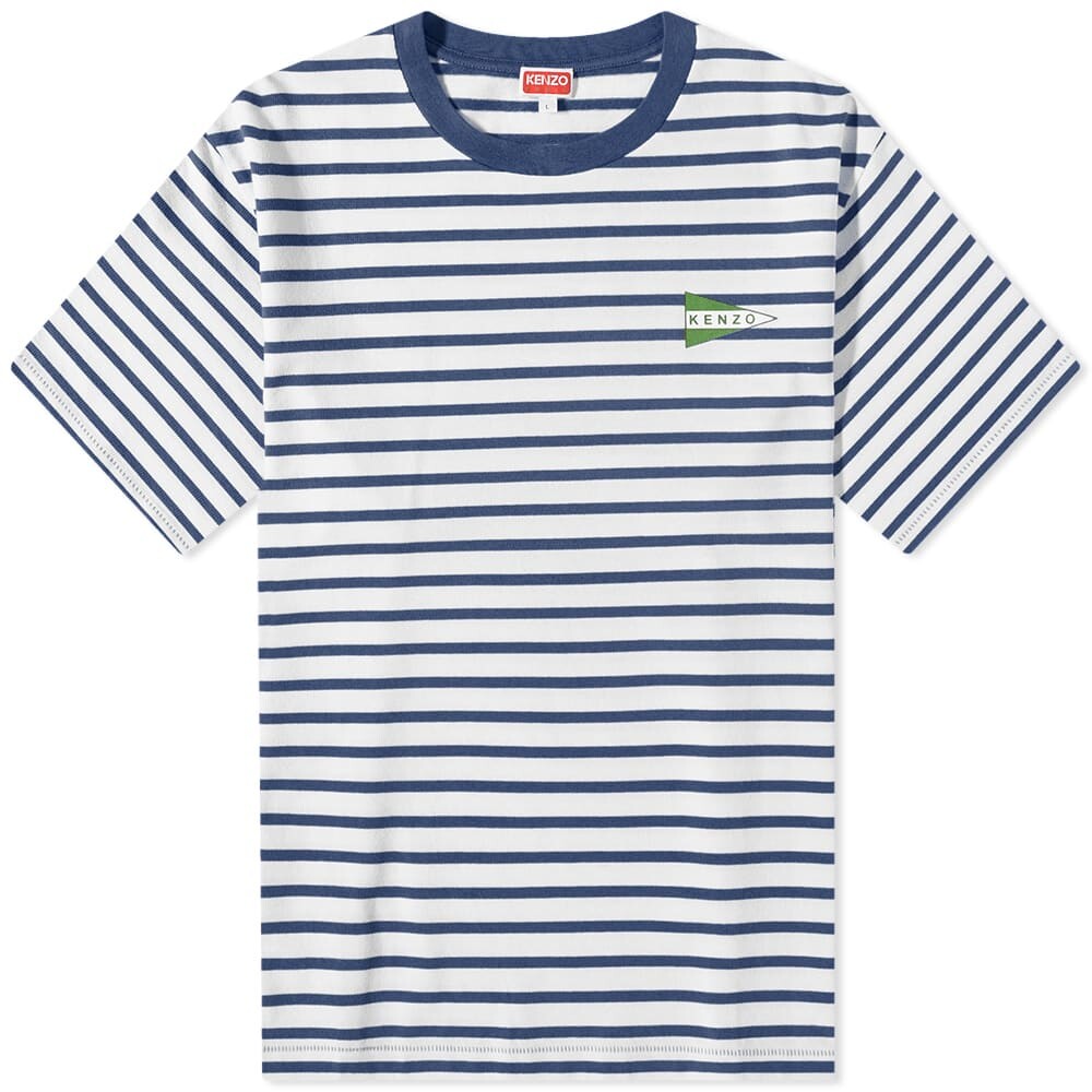 

Футболка Kenzo PARIS Nautical Striped Oversize Tee, Серый