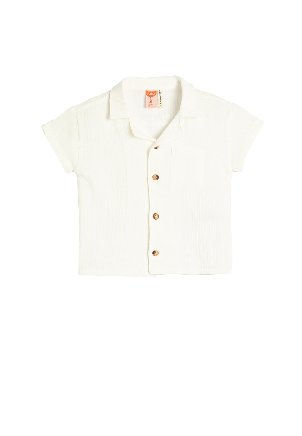 Рубашка SHORT SLEEVE Koton, цвет white рубашка поло short sleeve printed koton цвет white