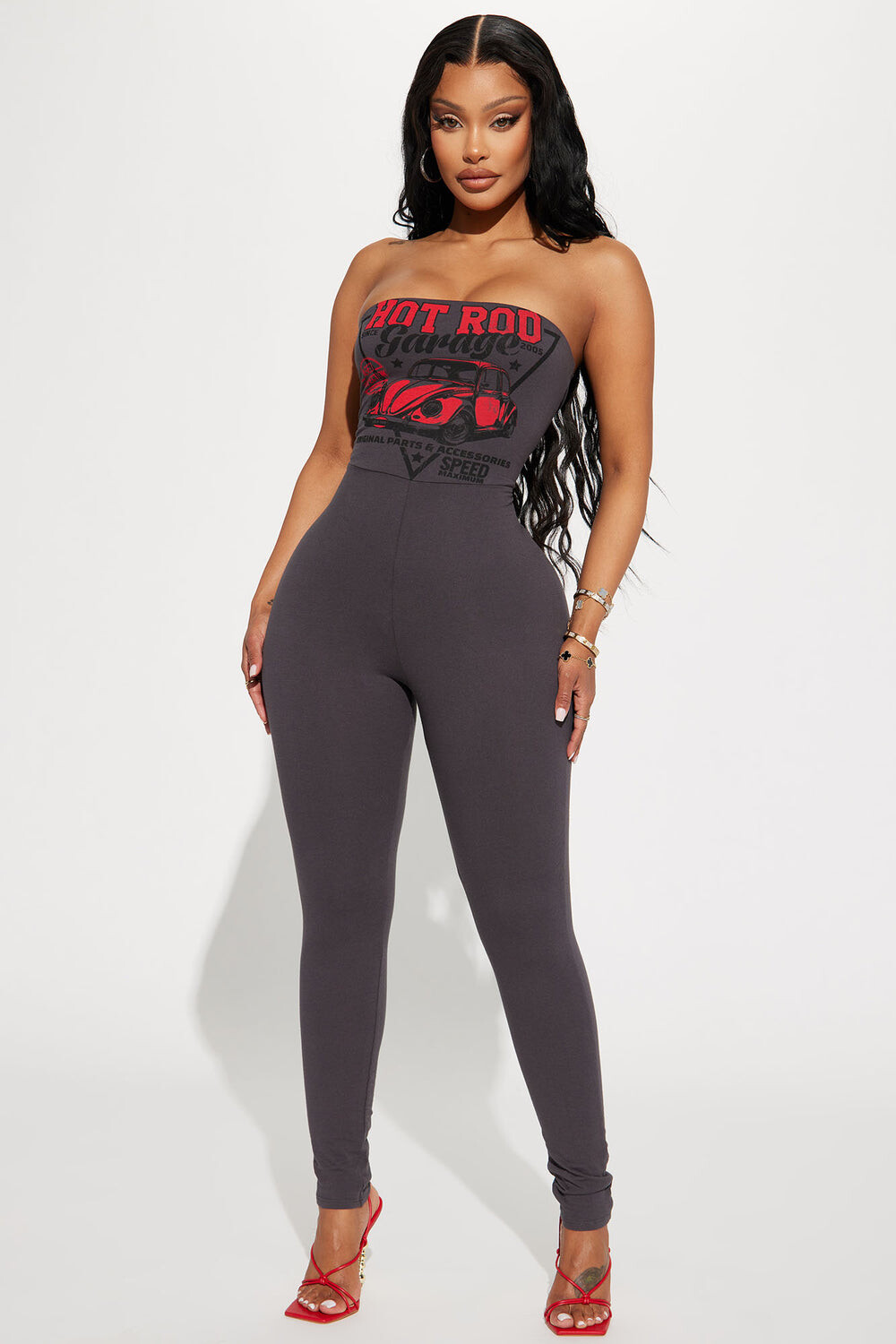 

Комбинезон Fashion Nova JP29861, угольный
