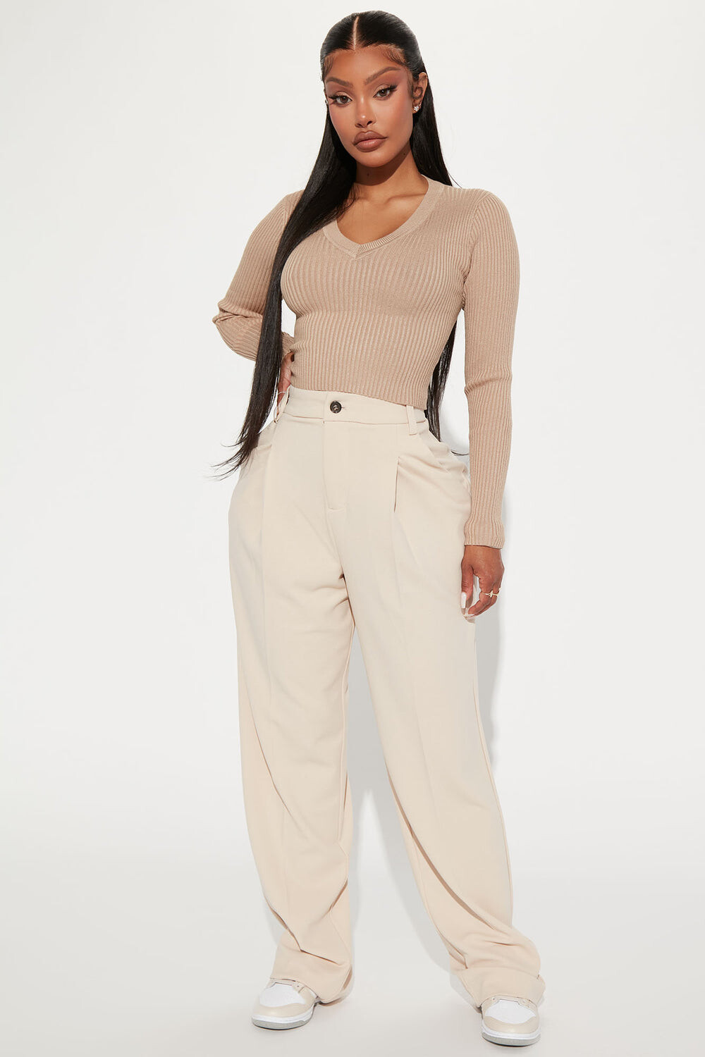 

Брюки Fashion Nova v26618, шампанское