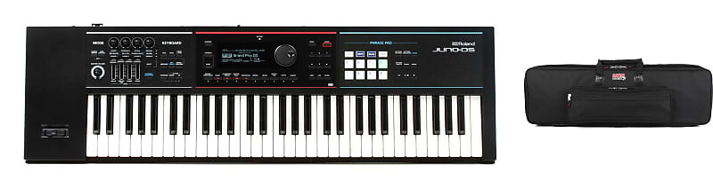 

Roland JUNO-DS61 61-клавишный синтезатор в комплекте с Gator GKB-61 SLIM Keyboard Gig Bag Roland + Gator JUNO-DS61=1 GKB-61 SLIM=1