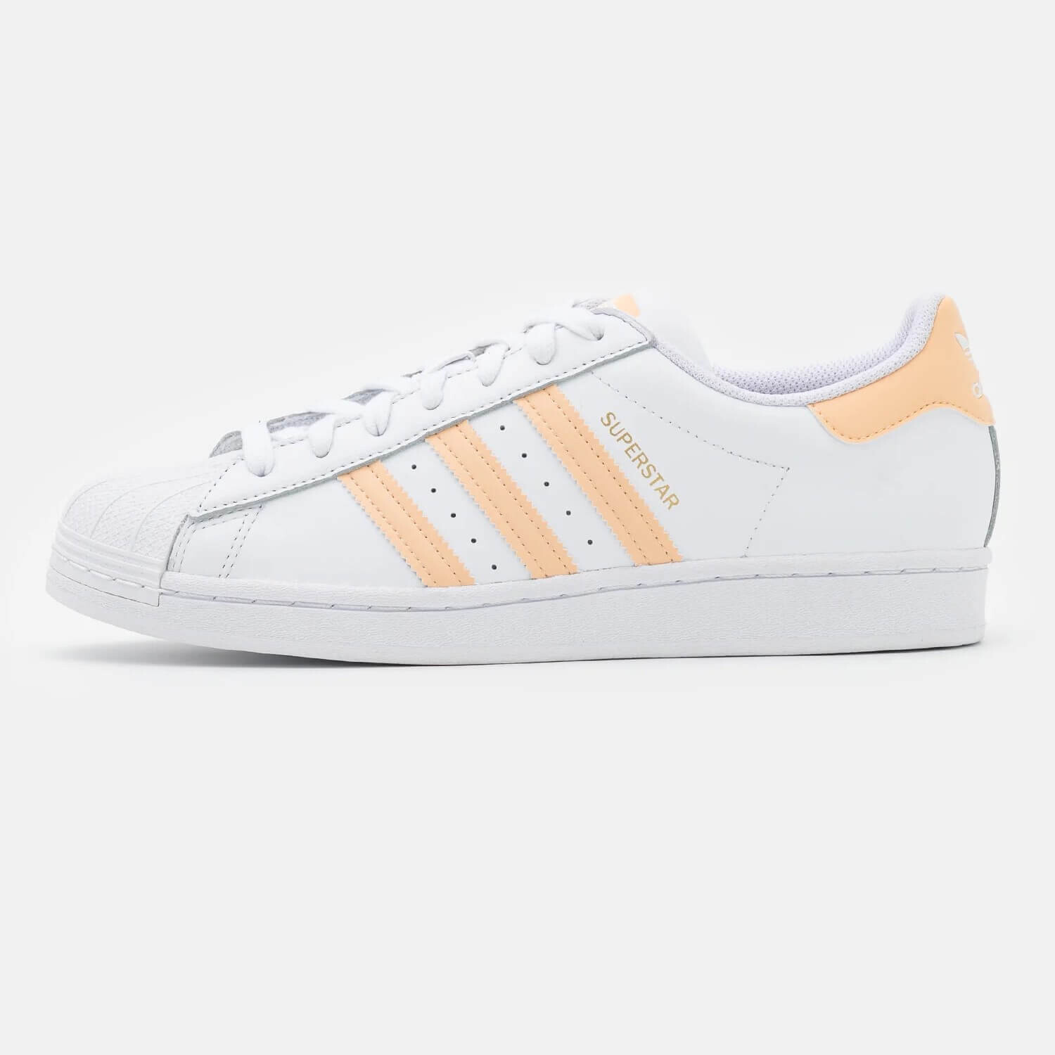 

Кеды Adidas Originals Superstar Unisex, белый/оранжевый (Размер 41 RU)