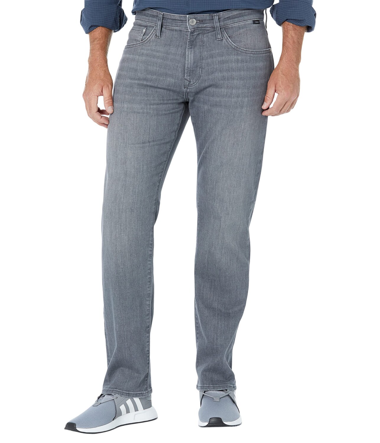 

Джинсы Mavi Jeans, Zach Straight in Mid Grey Feather Blue