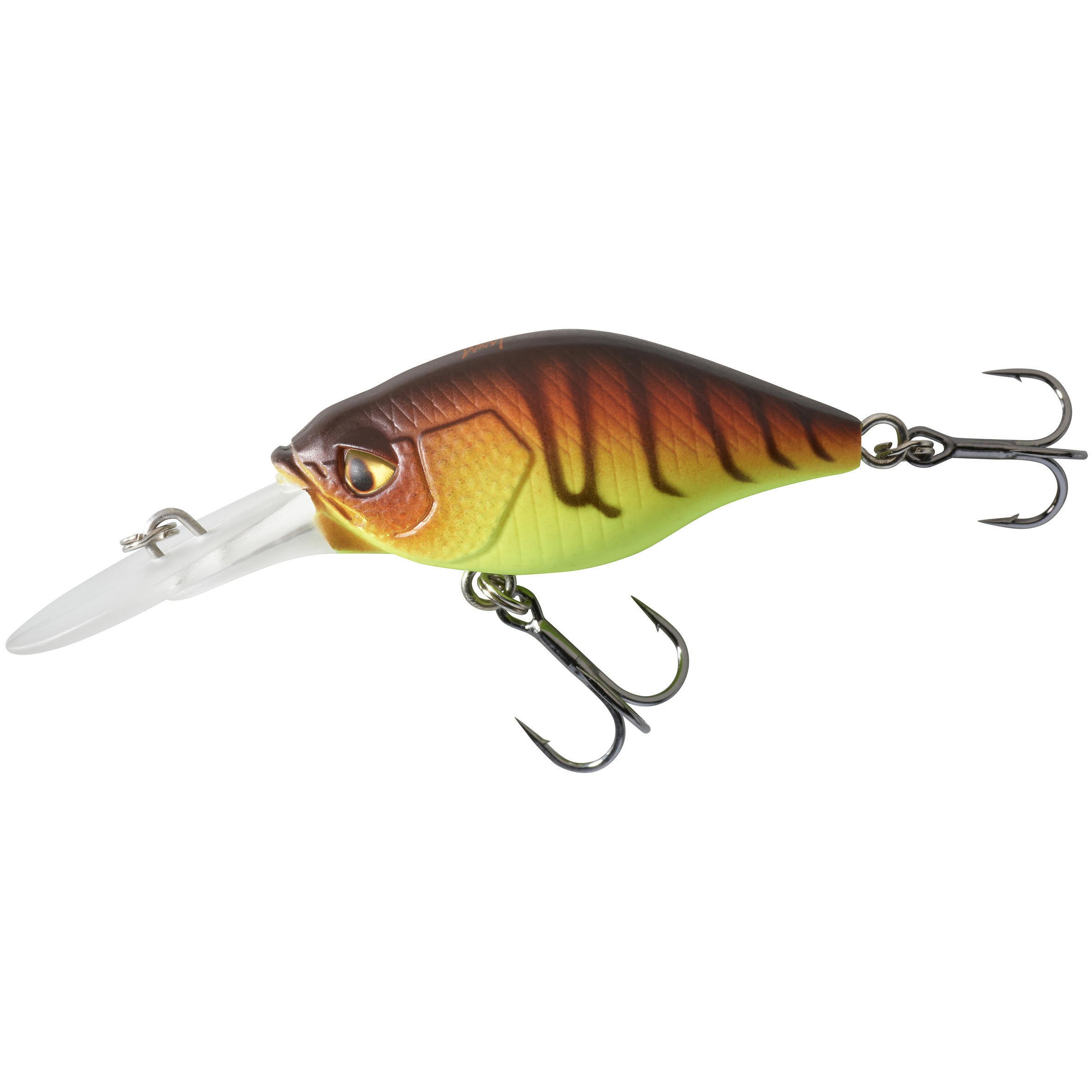 Воблер Crankbait Deep Diving WXM CRKDD 40 F Orange Tiger CAPERLAN, неоновый кроваво-оранжевый/неоново-желтый - фото