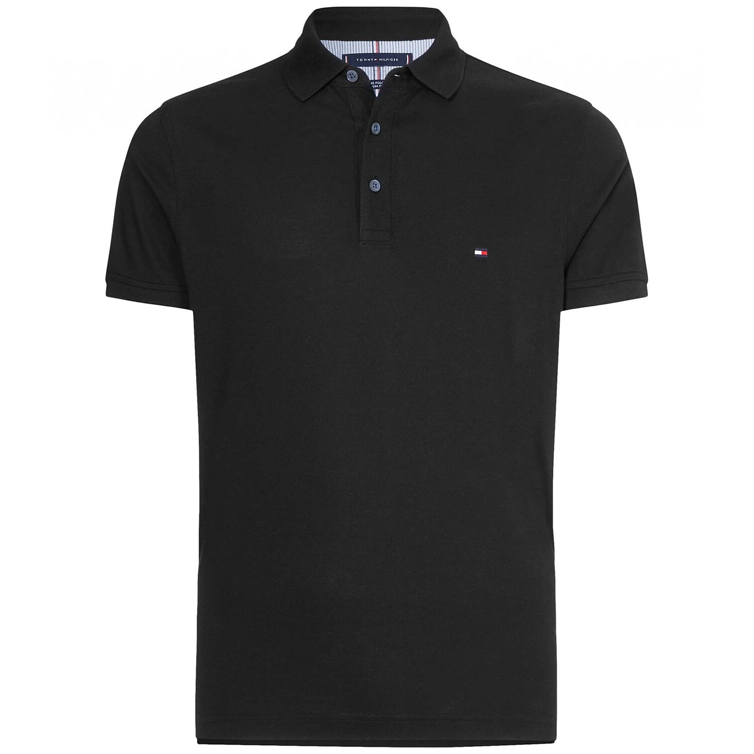 

Поло Tommy Hilfiger 1985 Slim Fit, черный