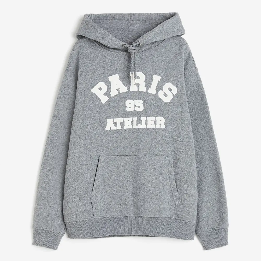 

Толстовка H&M Text-motif Paris, серый