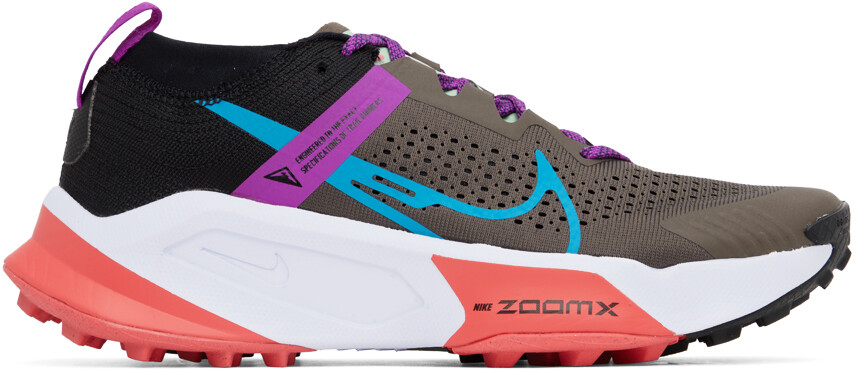 

Серо-фиолетовые кроссовки ZoomX Zegama Nike