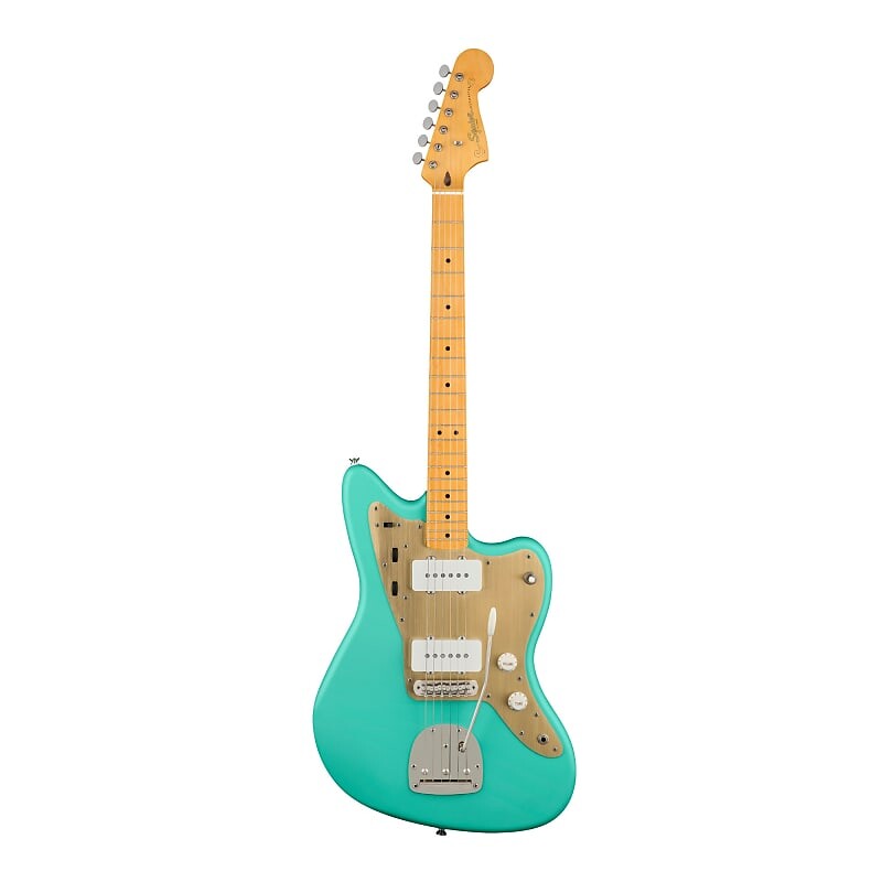

Fender Squier 40th Anniversary Jazzmaster 6-String Satin Seafoam Green Электрогитара Fender 40th Anniversary Jazzmaster 6-String Satin Seafoam Green Electric Guitar
