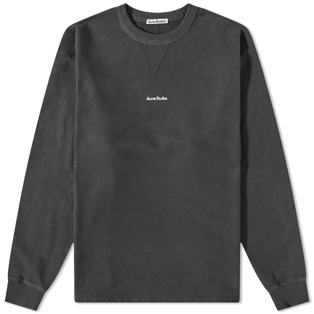 

Толстовка Acne Studios Fin Stamp Crew Sweat, Серый