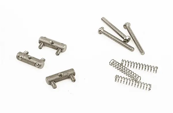 

Седла Fender American Vintage Telecaster с резьбой для бриджа, никель (3) American Vintage Telecaster Threaded Bridge Saddles, Nickel (3)