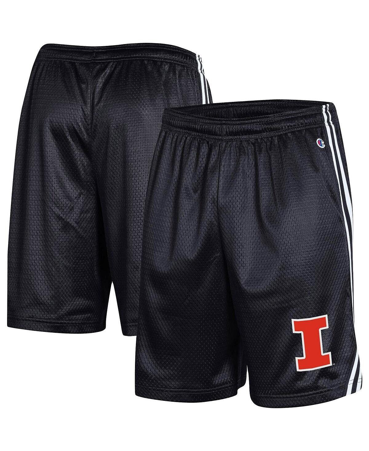

Мужские черные шорты для лакросса illinois fighting illini team Champion, черный