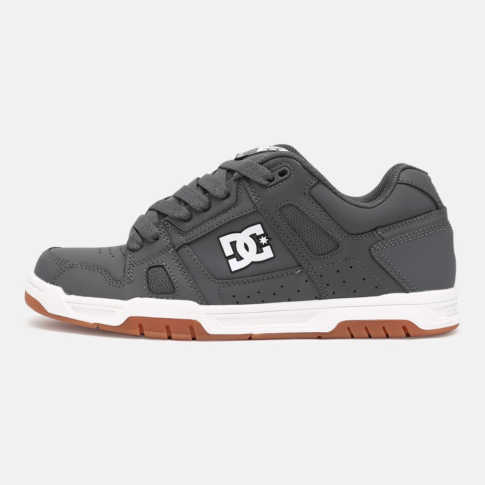 Кроссовки Dc Shoes Stag, grey/gum кроссовки dc shoes trase black grey