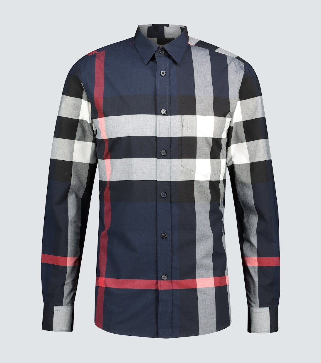 

Клетчатая рубашка Somerton Burberry, синий