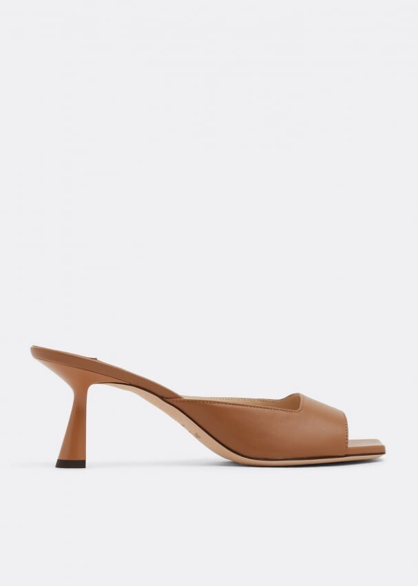 

Мюли JIMMY CHOO Zania 65 mules, коричневый