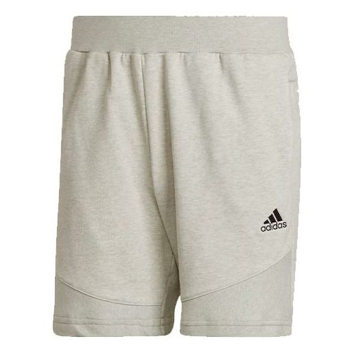 Шорты Adidas BotanDyed Short Solid Color Minimalistic Sports Couple Style light grey, Серый